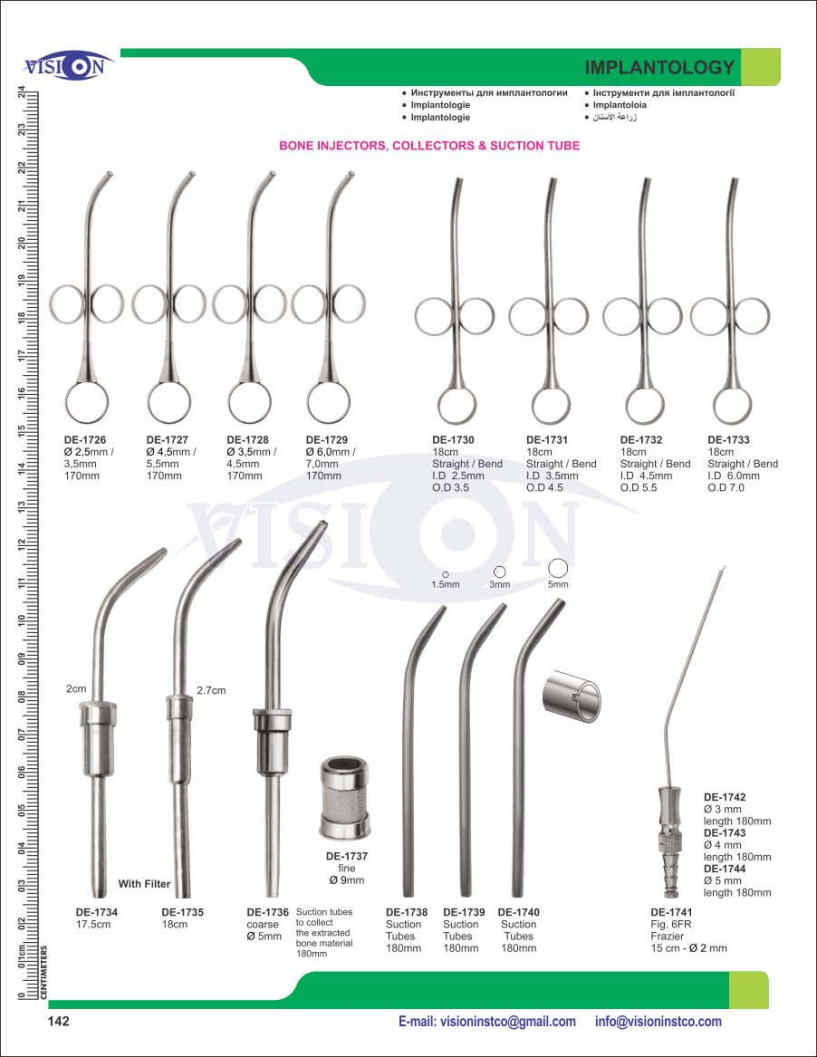 Vision Instruments Company Instruments